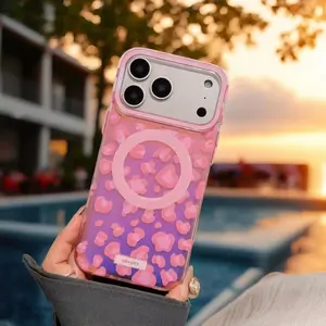 Light & Shadow Macaron MagSafe Compatible Phone Case - Full Coverage, Shockproof Protector for iPhone 15, 16, 17 Pro Max, Nordic Style, Europe and America Popular Accessories