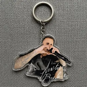 Bieber Heart Sign Coachella 2026 Fan Merch Keychain, Bieber Musical Journey Gift, Believer Fan Gift, Music Lovers Keychain