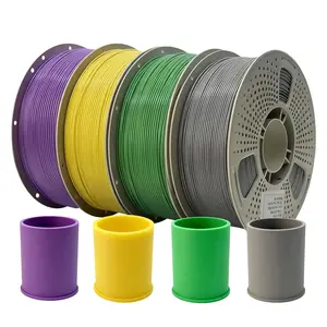 3D Printer Filament 1.75mm Multi-Color PLA Filament Accuracy +/- 0.02mm, 1kg Spool (2.2lbs), Tangle-Free, Clog-Free,High Compatibility Easy Printing,Fit Most FDM 3D Printer Black White