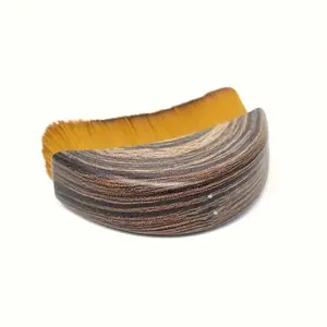 Ergonomic Facial Lymph Drainage Brush Oval Head Design Soft Nylon Bristles ABS Handle Face Massage Tool Lymphatic Drainage for Women & Men