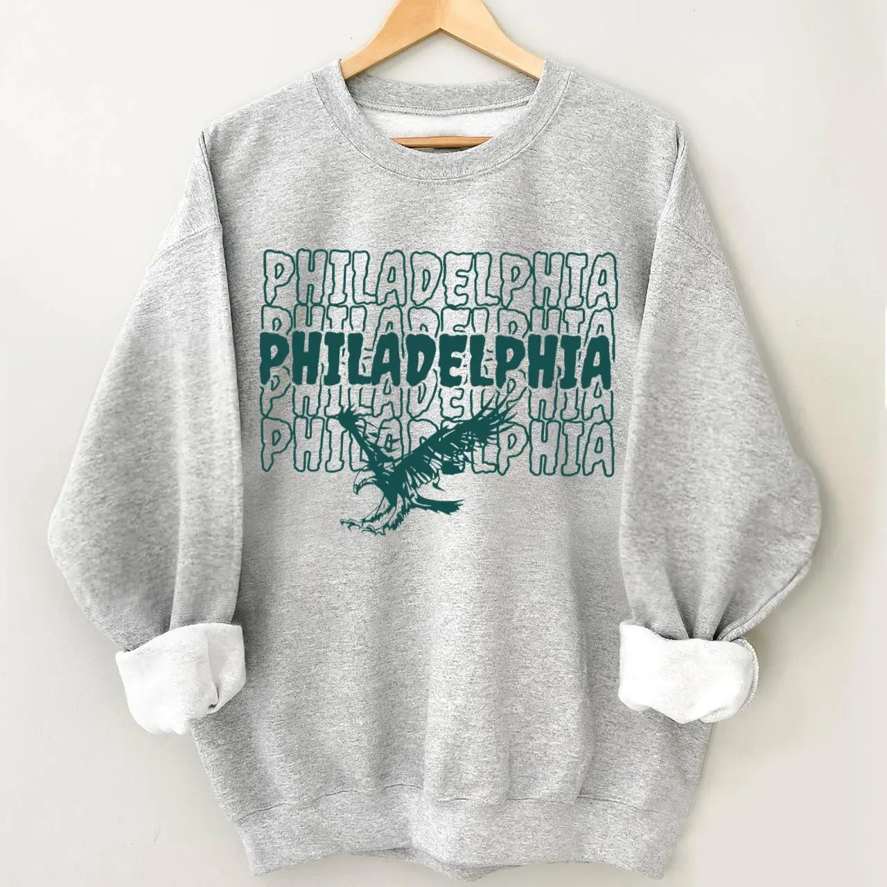 Vintage Philadelphia Football Sweatshirt, Sundays are for the Birds Sweatshirt, Unisex Gifts For Football Fan