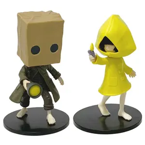 Hot Game GK Little Nightmares Anime Figurine Six Figure Mono Action Figure Anime Game PVC Action Figure Collectible Model Doll