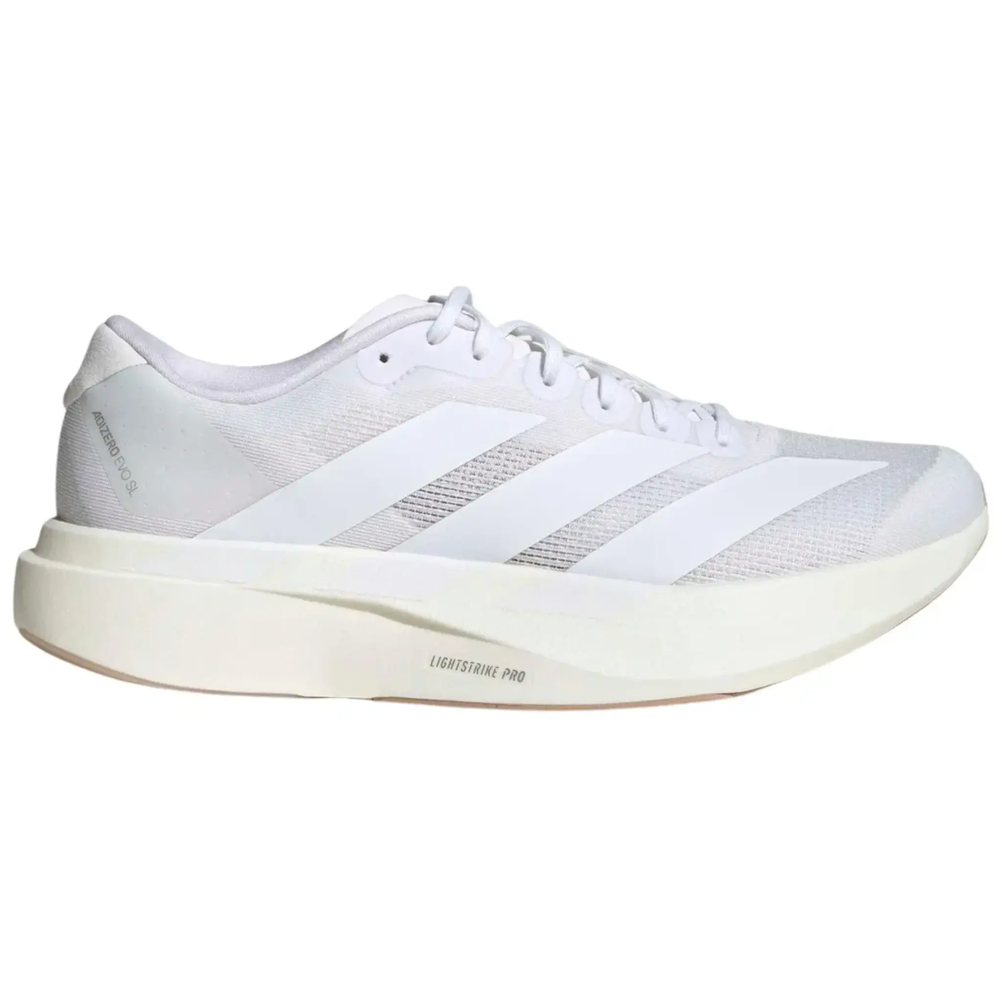 Adidas Men's White/Sandstone Adizero Evo SL Sneakers, KI6923 Adidas Men's White/Sandstone Adizero Evo SL Sneakers, KI6923