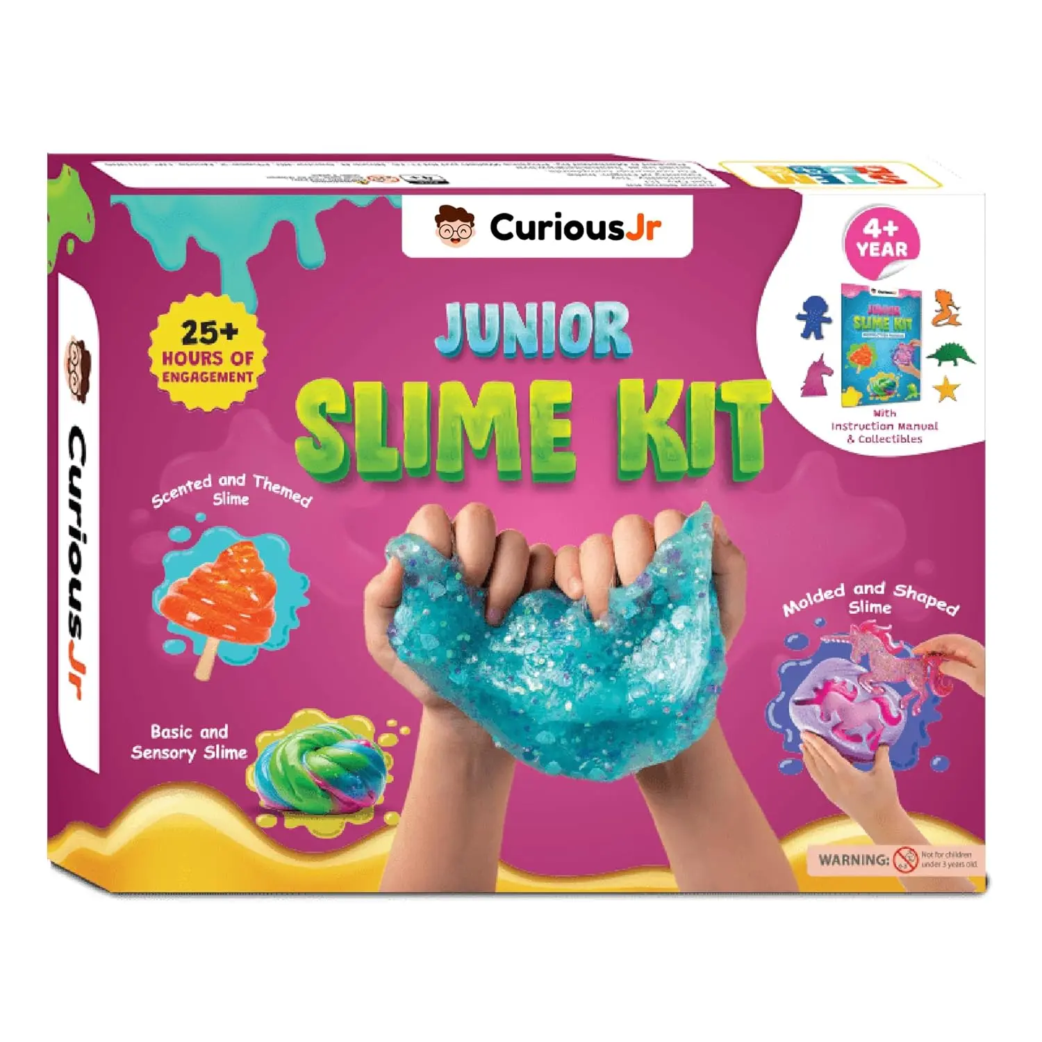 DIY Slime Making Kit for Kids 4+ Years, 10+ Glitter, Scented, Butter Slime Activities, Unicorn, Dinosaur, Mermaid, Best Slime Kit for Boys & Girls, Instruction Manual & Collectibles, Ideal for Gifting
