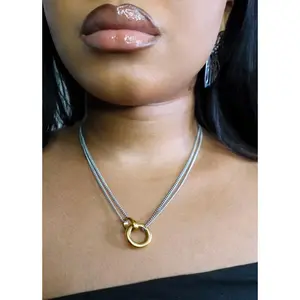 Harmony Color block Dainty Necklace
