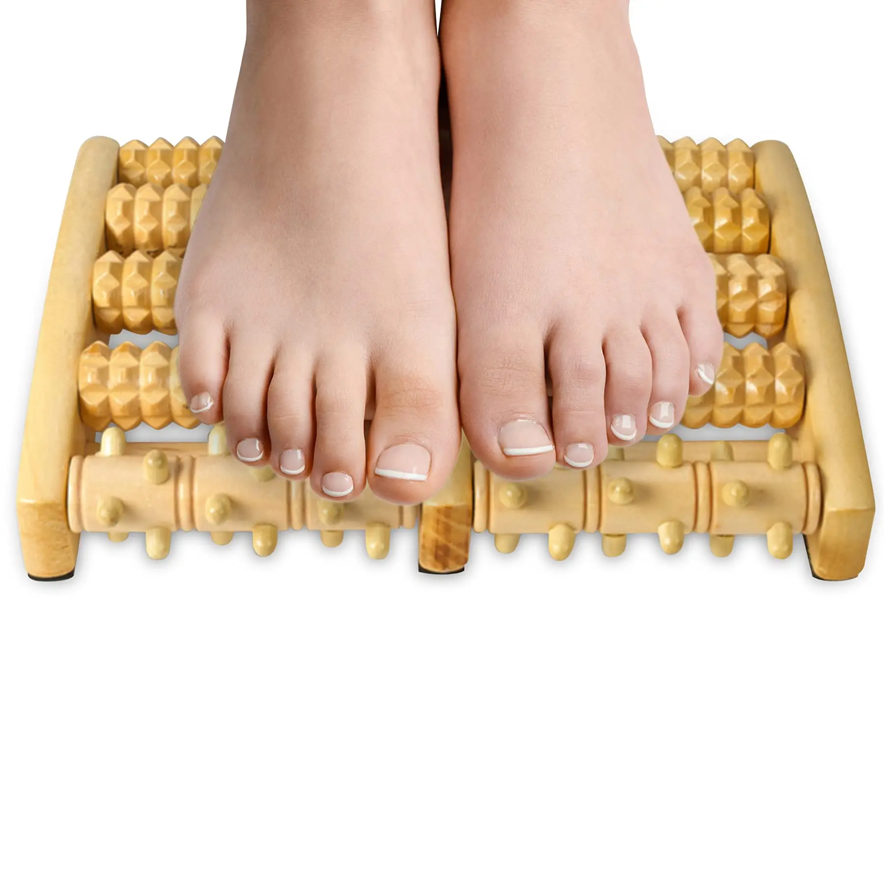 MEDca Dual Foot Roller Massager, Large Acupressure and Reflexology Tool for Foot Relaxation and Comfort, Compact Design, Dual Rollers