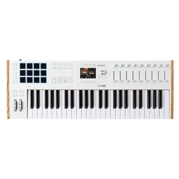 Arturia KeyLab 49 mk3 Professional MIDI Controller and Software (White)
