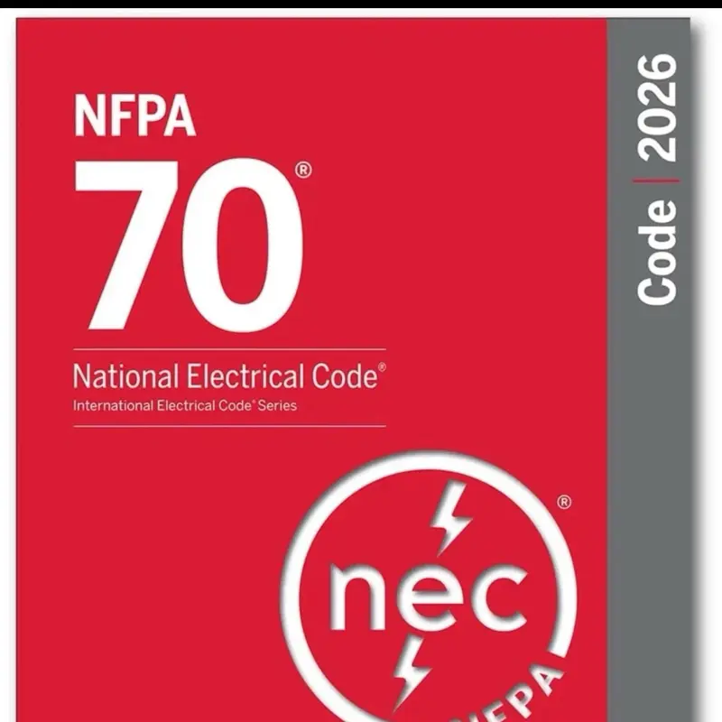 NFPA 70 National Electrical Code 2026 Edition Soft Cover Paperback Book - National Fire Protection Association Valuable Resource, US Stock, for Electricians