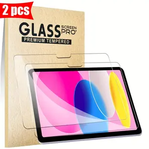 2-Pack High-Quality Tempered Glass Film for iPad 11 11th 11-Inch A16, Anti-Fingerprint Shockproof Screen Protector, HD Tablet Glass Film, Protective Glass, Protection