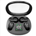 MSHUKCOE Sleep-Ready Mini Plastic Bluetooth 5.4 Wireless Earbuds - Noise Cancellation, 36H Battery Life, Distinct Calls, Waterproof, Touch Controls, Stable Connection, Portable, No Fumbling, Charging, Cable Management for Work, Sport