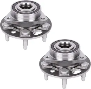 Front/Rear Wheel Hub Bearing Hub Assembly Set 513288 fit for 11-16 Buick Lacrosse Regal,10-17 Chevrolet Equinox,10-17 GMC Terrain,SAAB 9-5,Cadillac XTS CTS,Chevrolet Impala Malibu 5 Lugs