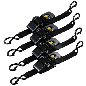 2" x 10' Retractable Ratchet Straps 2 Pack-(3500lb Break Strength)-Heavy Duty Self Retracting Tie DownStraps for Truck, Cargo Trailer