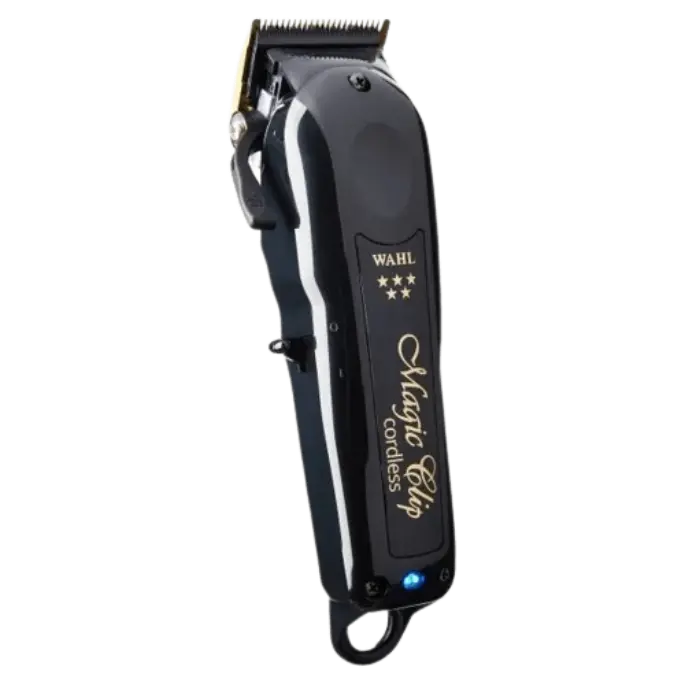 Wahl Black Cordless Rechargeable Hair Clipper - Titanium Barber Clippers, Adjustable Model 3026432