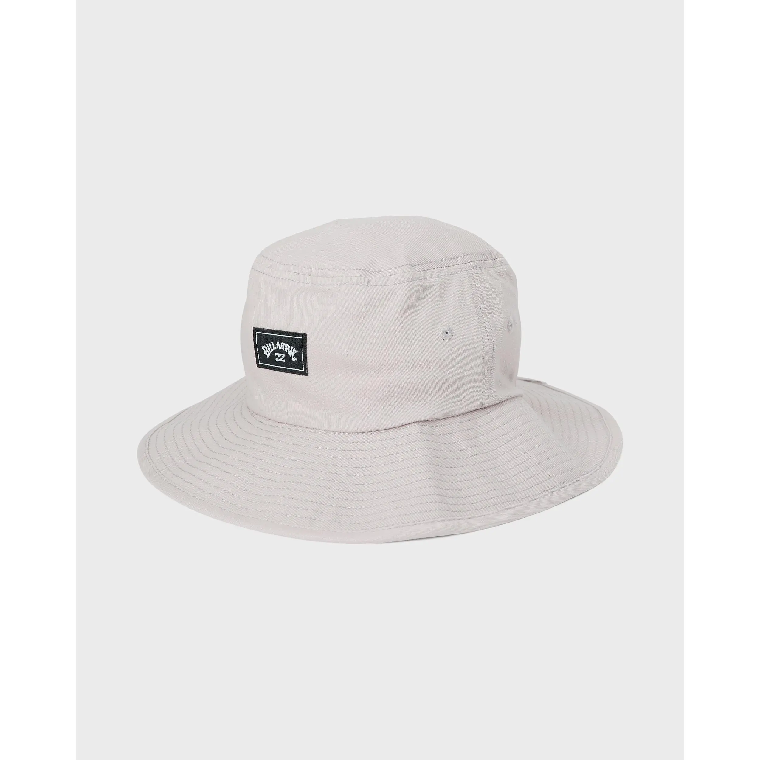 BILLABONG Big John Surf Safari Hat, 100% Cotton Wide Brim Sun Protection Hat Adjustable Chin Strap Woven Label Casual Outdoor Adventure Travel Bucket Hat Lightweight Sun Hat