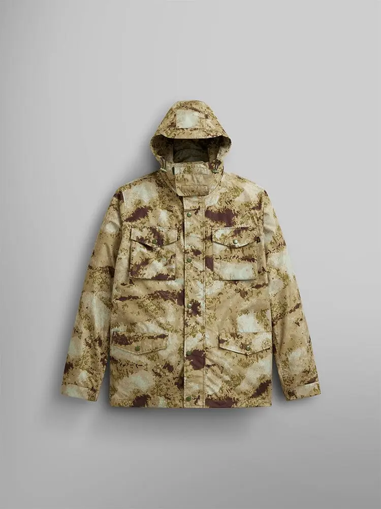 TACTICAL M-65 FIELD JACKET (GREEN BLUR CAMO)