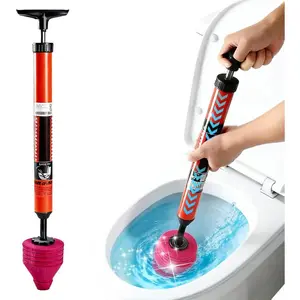High Pressure Toilet Unblock A Shot, 2026 Upgrade Toilet Plunger Clog Remover Tool, Toilet Pipe Plunger Drain Clog Remover Sink Plunger Kit Plumbing Tool for Sinks, Bathtubs, Kitchen Drains (A-1Pcs)