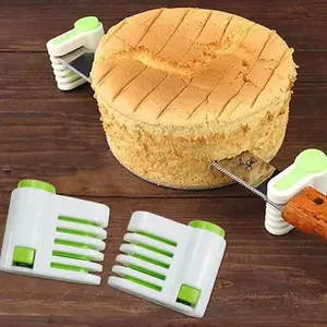 Multifunctional Cake Slicer Set, Five-Layer Bread Cutter, Practical Kitchen Baking Tool, Home Use, 2-Piece Set, Home Baking Enthusiasts, Versatile Kitchen Tool, Durable, Kitchen Utensils Set, Kitchen Utensils Tools