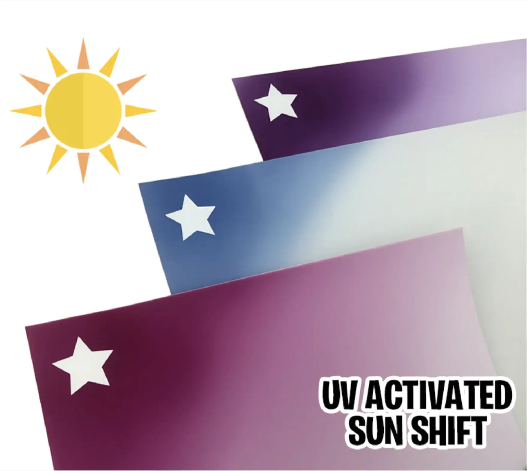 UV Color Change Sunshift Vinyl