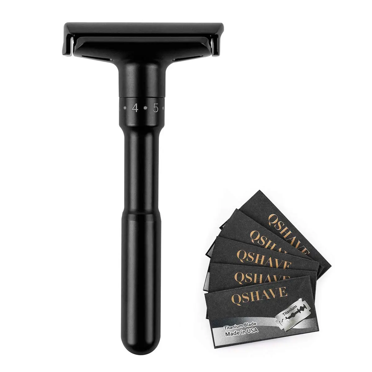 Deluxe Adjustable Safety Razor for Shaving, Classic Double Edge Design for a Close and Comfortable Wet Shave, Safety Razor Shaving