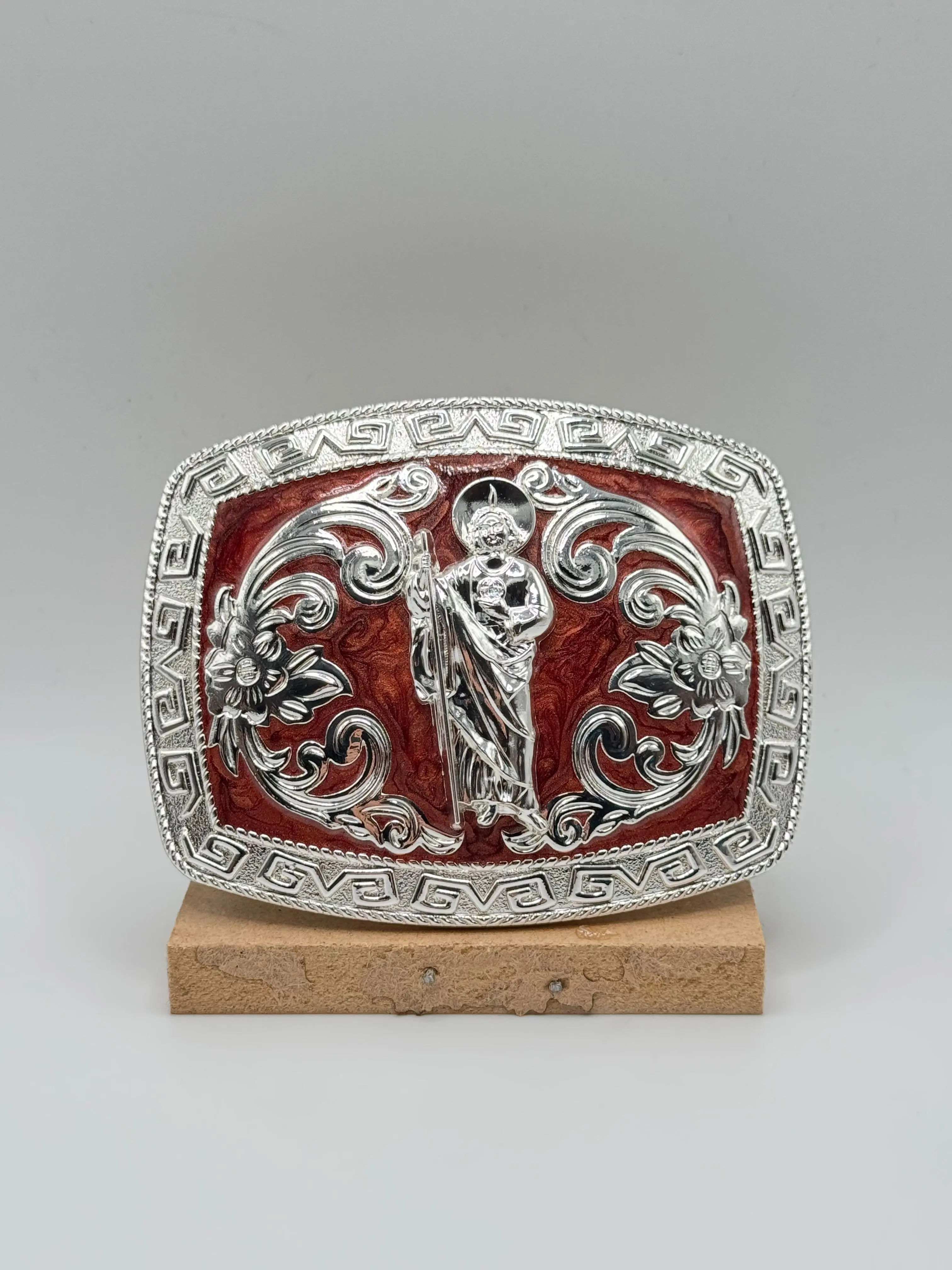 Buckle- Brown San Judas Tadeo
