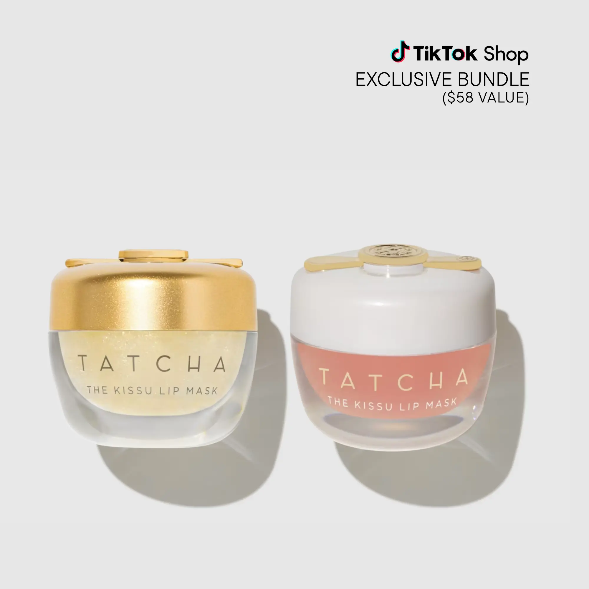 Tatcha The Kissu Lip Mask Limited Edition Duo - Two Luxurious Lip Masks for Enhanced Skincare Routine