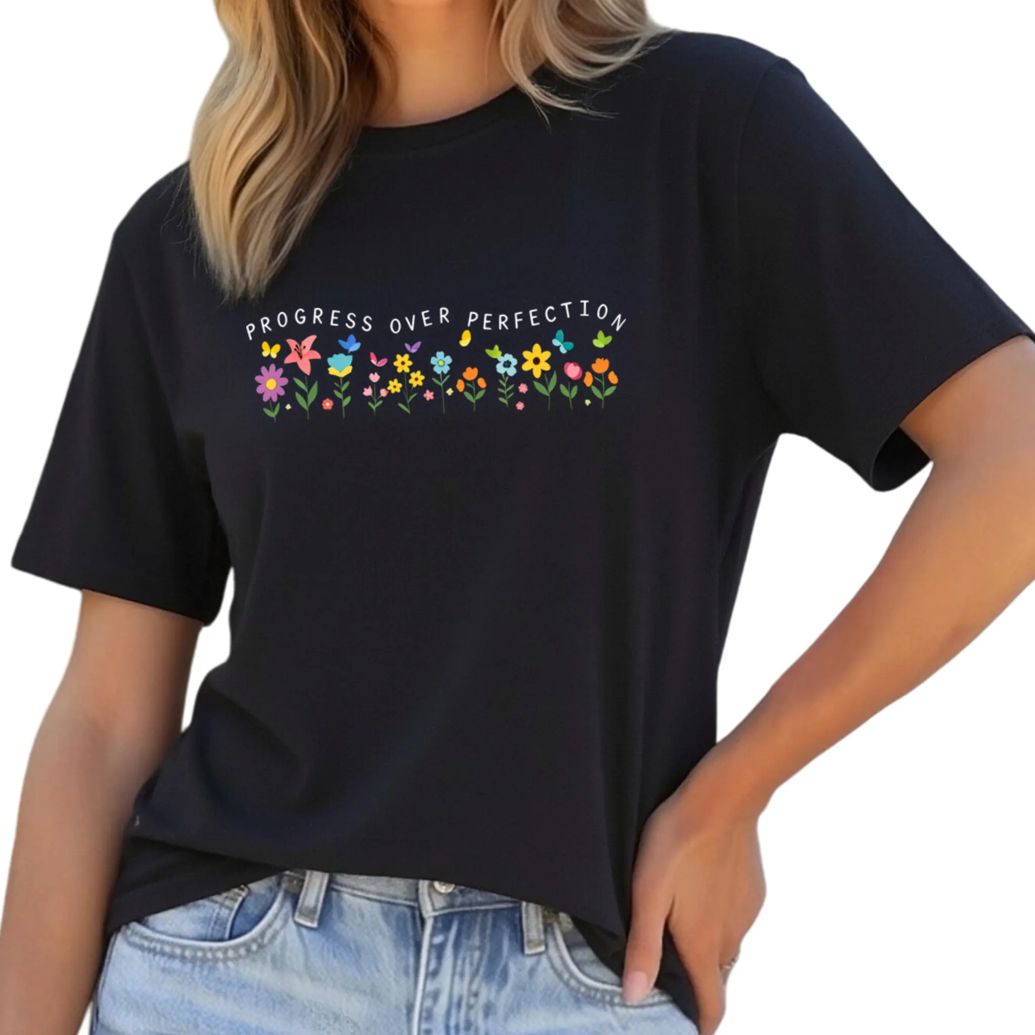 Progress Over Perfection T Shirt, Teacher TShirt, Back to TSchool Shirt, Gift for Teacher, Teacher Appreciation, Inspirational Teacher for Gift