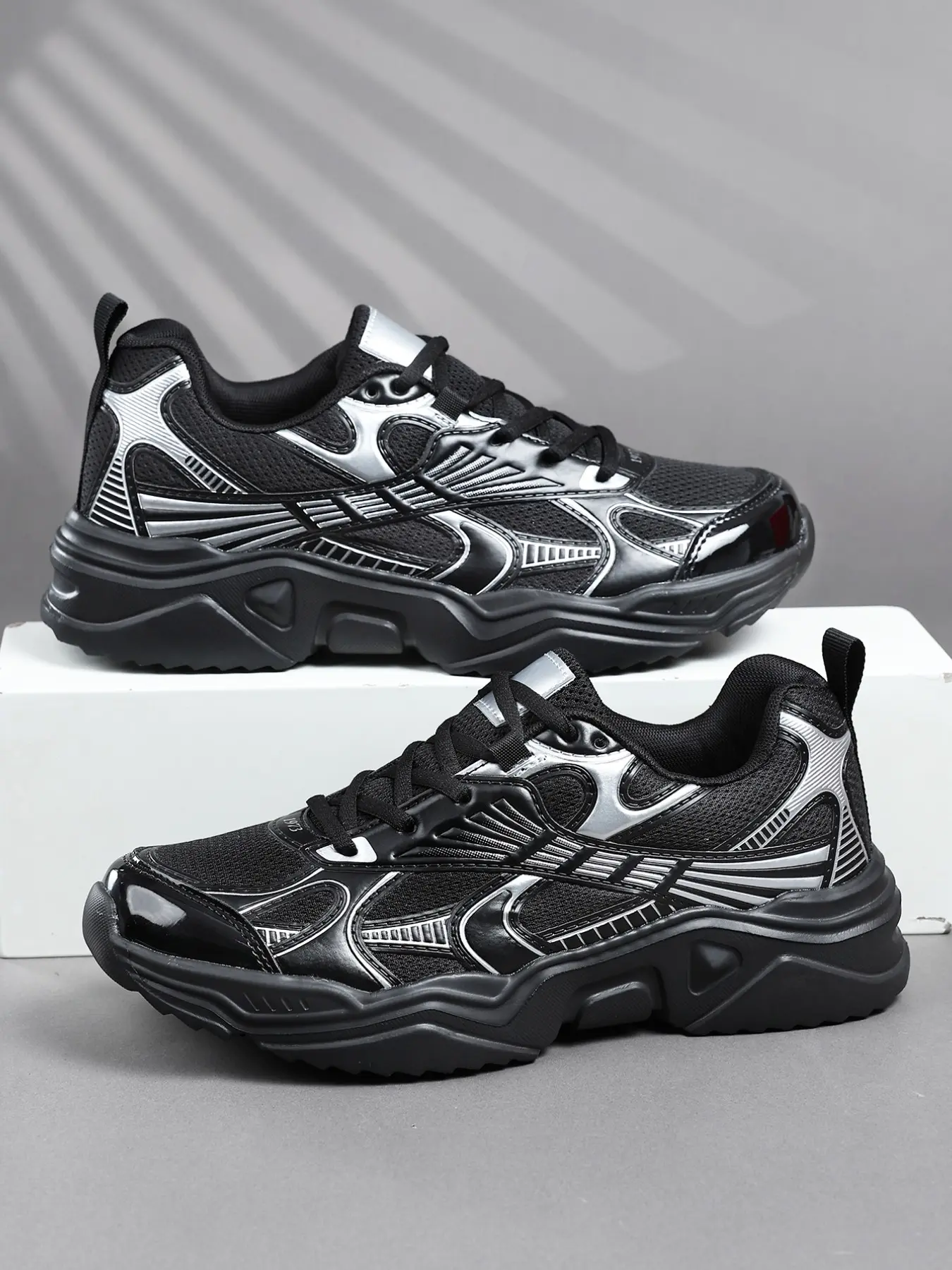 Men's Casual Patchwork Sneakers, Breathable Textile Upper & PVC Sole, All-Season Comfort Shoes, Trendy Design, Trendy Fashion Sneaker, Breathable Athletic Sneakers, Trendy Walking Sneakers, Stylish Sneakers, All Seasons Sneakers