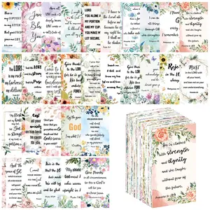 60pcs Inspirational Prayer Cards with Bible Verses, Mini Scripture Notecards, Miniature Cards for Encouragement, Christian Religious Sympathy Motivational Cards for Men & Women, Gift Ready Holiday Gifts, Compact Size