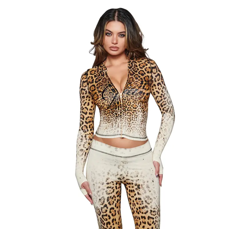 BLARE HOODIE - CREAM FADED PANTHERA