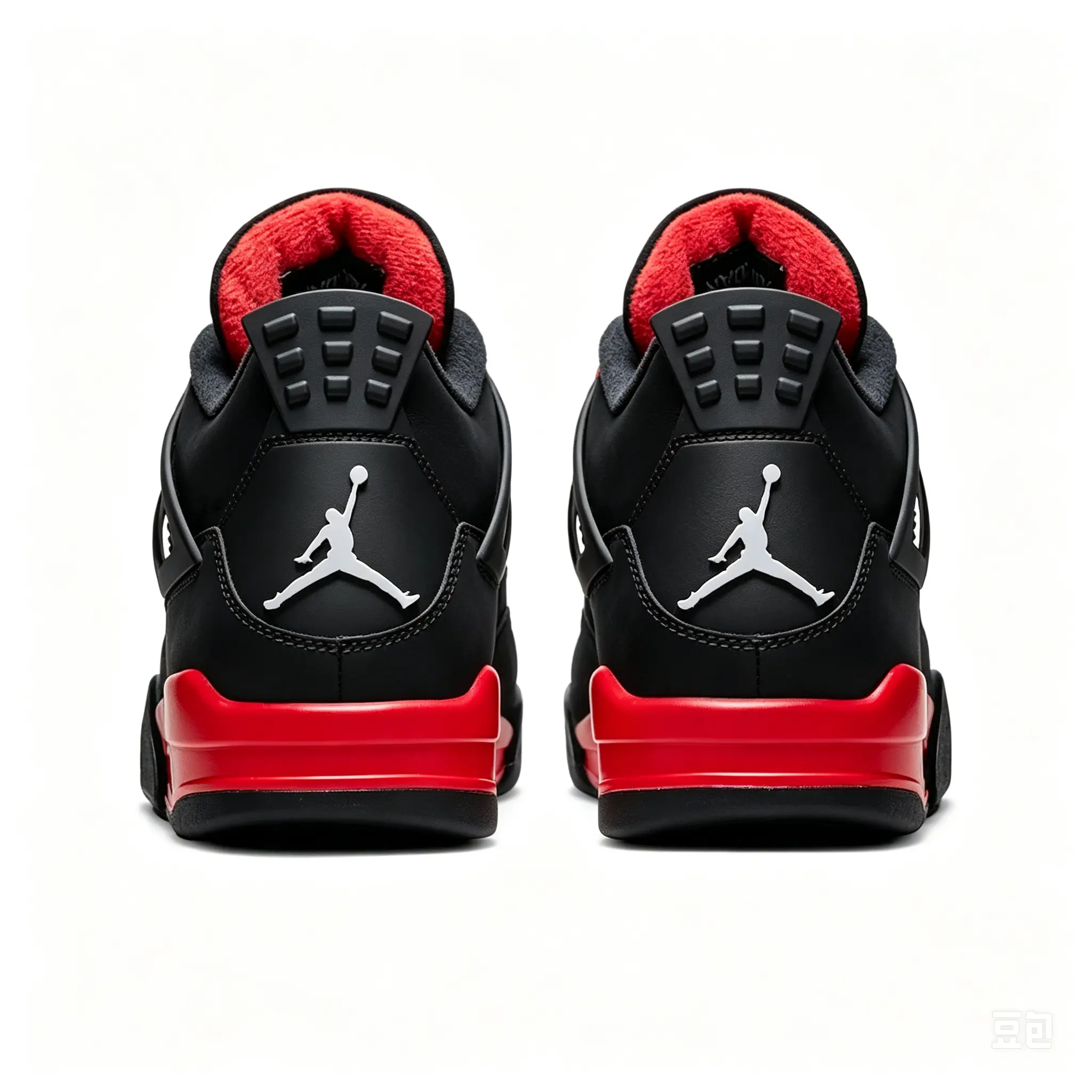 Outdoor Wear-Resistant Rubber Sole Basketball Sneakers,Black Red Color Block, Unisex Daily Training Sports Shoesfor Men and Women