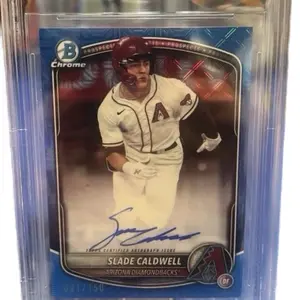 2025 Bowman Chrome Slade Caldwell Auto Blue Mojo Refractor 1st #/150 BGS 9.5 Arizona Diamondbacks Baseball Card