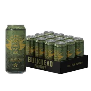 Bulkhead Energy Drink - Libertycall - Natural Citrus Flavor Beverage