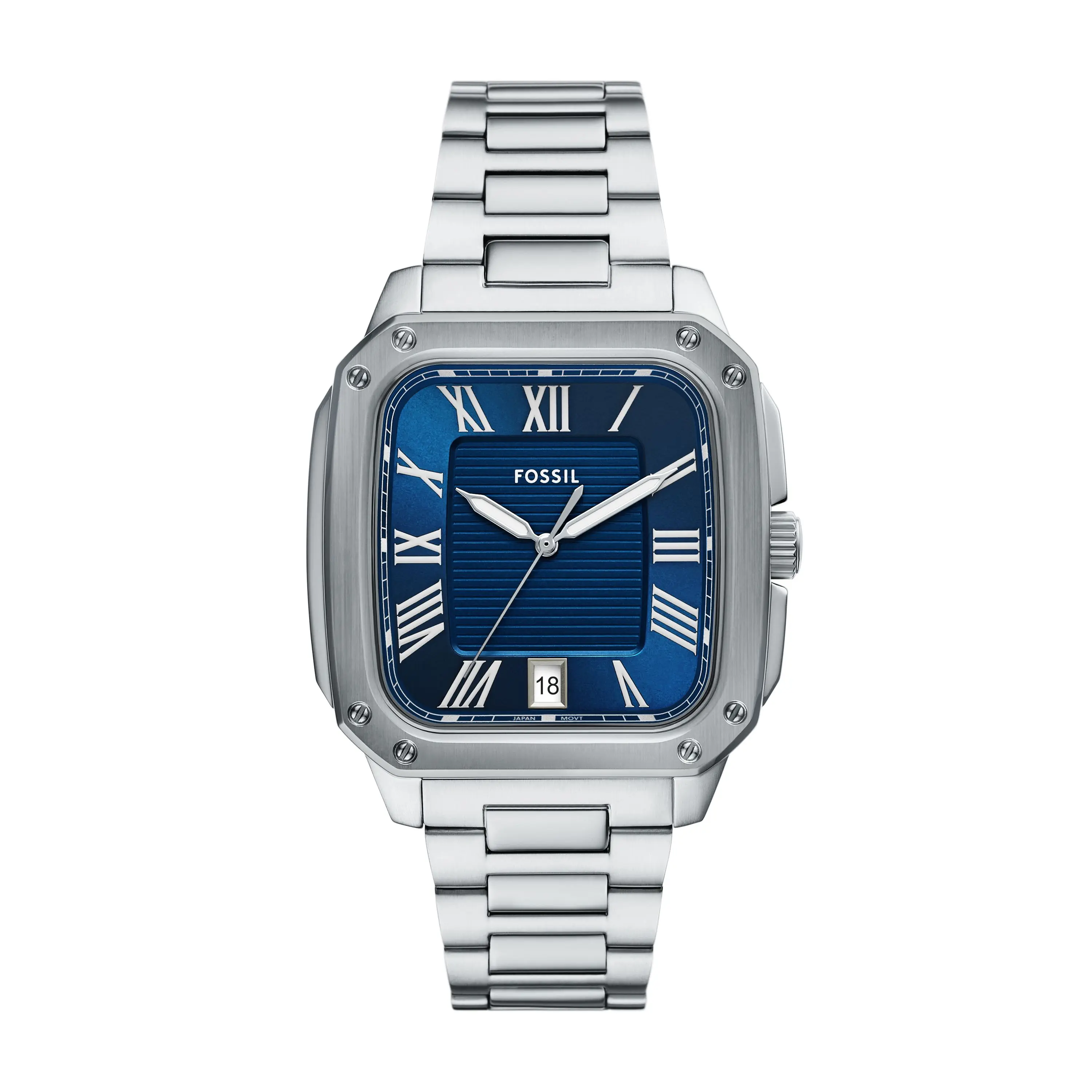 Fossil Men's Crosby Three-Hand Date Stainless Steel Watch