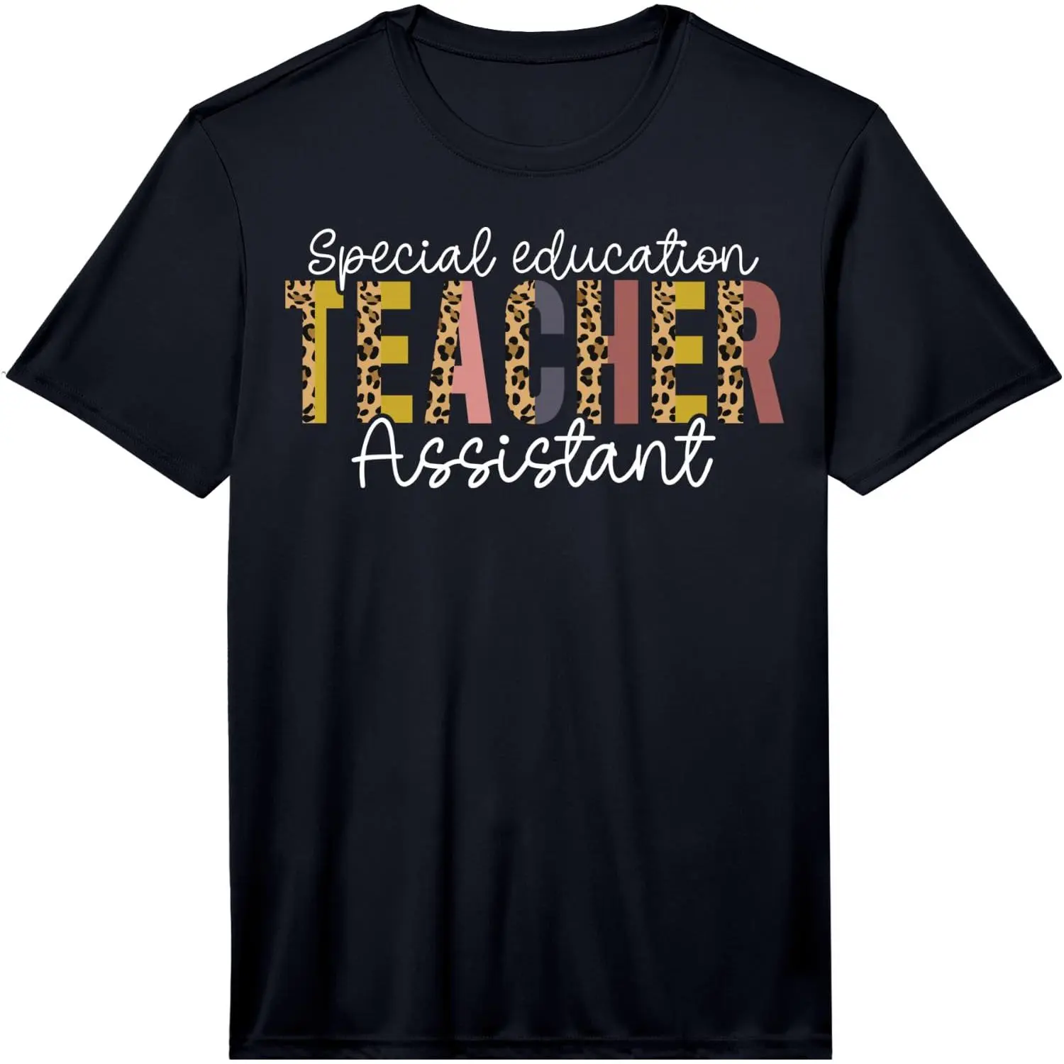 100% Cotton Mens Special Education Teacher Assistant - SPED Teacher Aide Performance T-Shirt