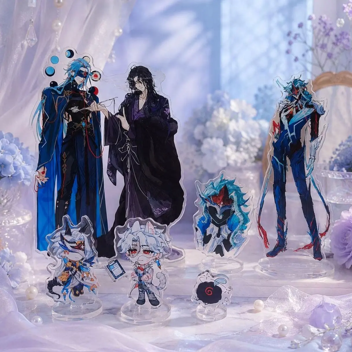 Genshin Impact Dottore Zandik  Acrylic Standee Figure Collectible Desk Decor Gift