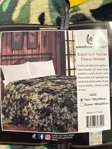 Camo Throw Blanket