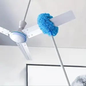 Ceiling Fan Cleaner Duster, Dust Removal Brush, Household Items Cleaning Supplies Removable & Washable Microfiber Ceiling & Fan Duster, Summer Essentials, Home Cleaning Products, House Cleaning Tools, Home Essentials