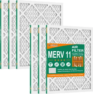 16 * 20 * 1 Air Filter,MERV 11,Furnace Air Filter for HVAC,Dust Defense-6packs by MIFLUS