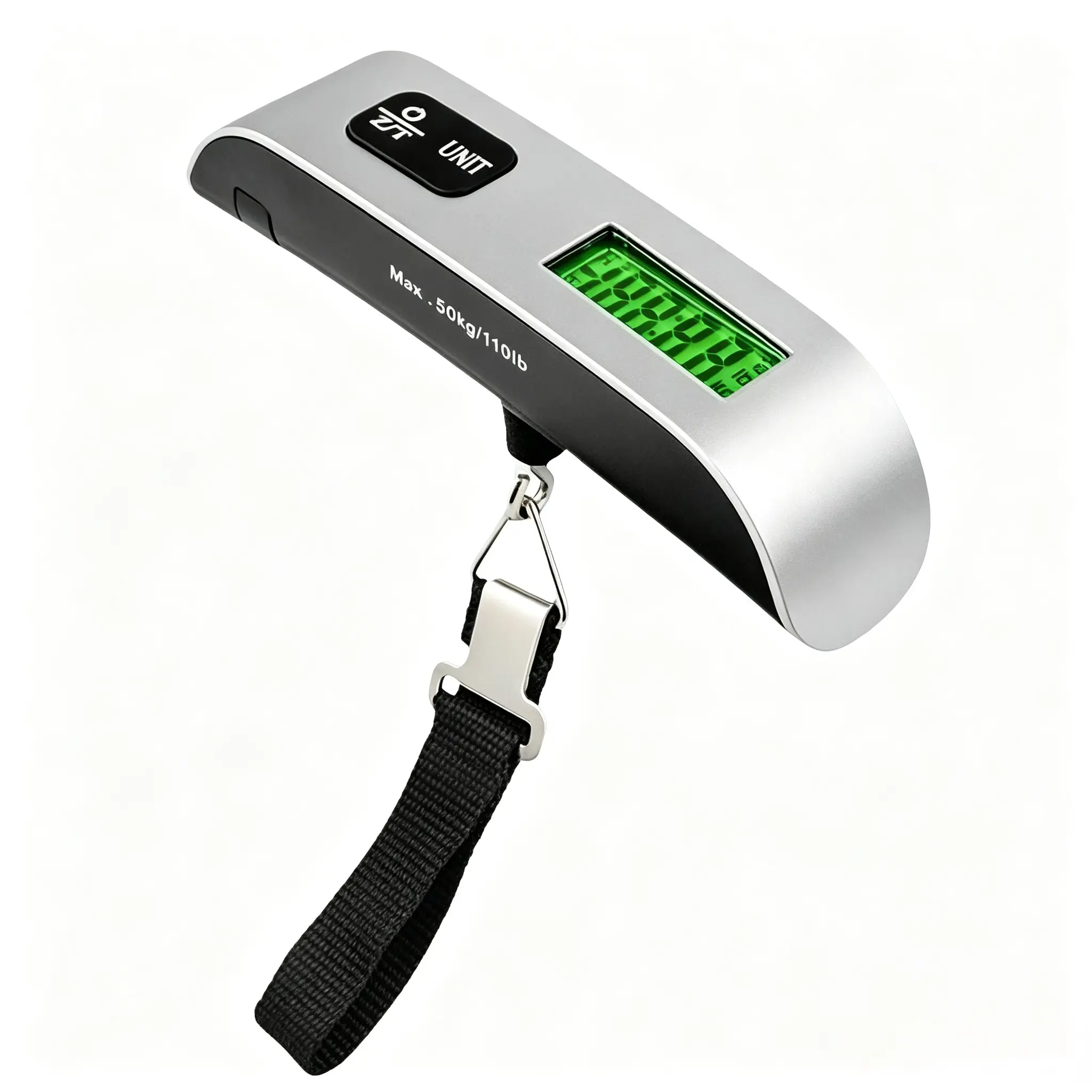 Portable Digital Luggage Scale, 110lb/50kg Handheld Electronic Scale with Backlight LCD Display, Tare Function, Perfect for Travel, Suitcase, Baggage, and Outdoor Use rubber paint accessory weight Rechargeable Digital Scale weighing tool