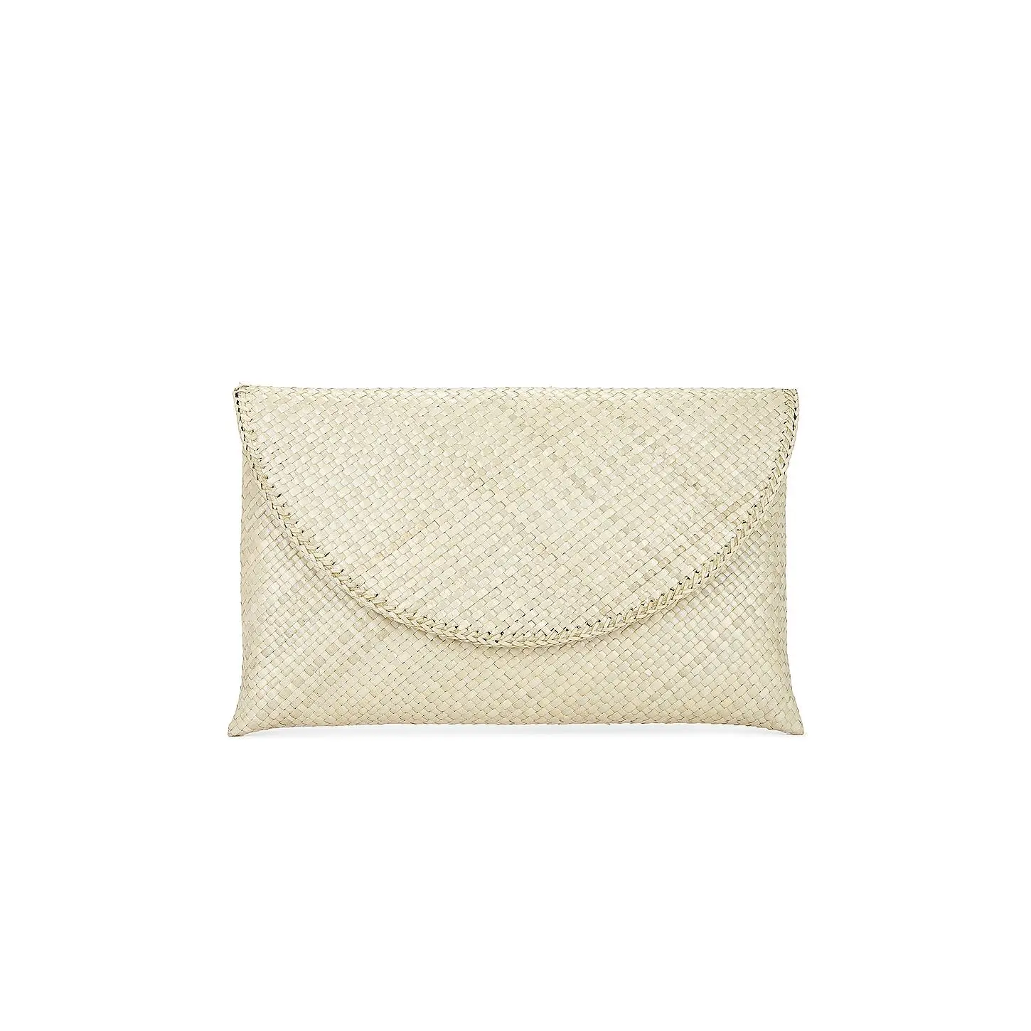 Casa Clara Island Clutch in Rattan