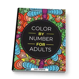 Color By Number For Adults: 75 Beautiful Pictures Designed For Fun,Adult Relaxation & Stress Relief Coloring For Hours On End