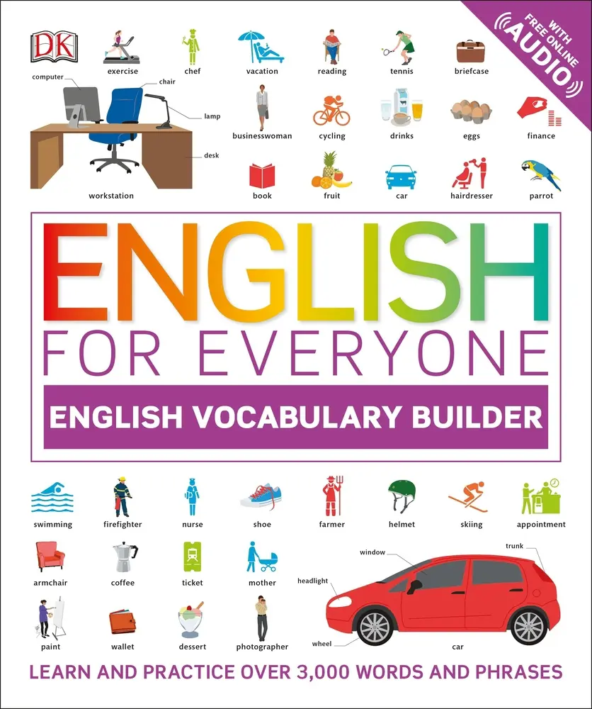 USED Book - English for Everyone: English Vocabulary Builder by DK (Paperback) - english