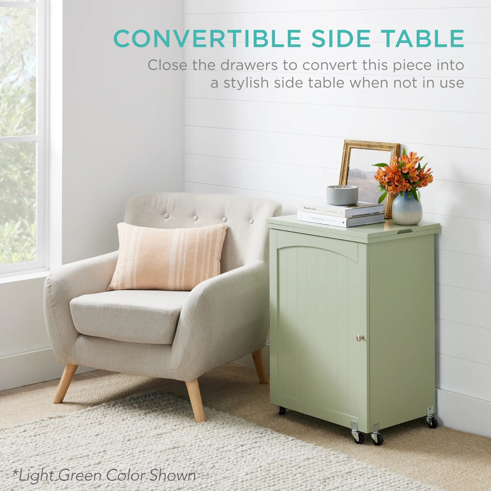 Convertible side table