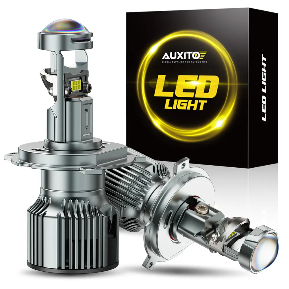 80000LM AUXITO Y19 H4/9003 LED Headlight Bulb Conversion Kit White Bright 6500K