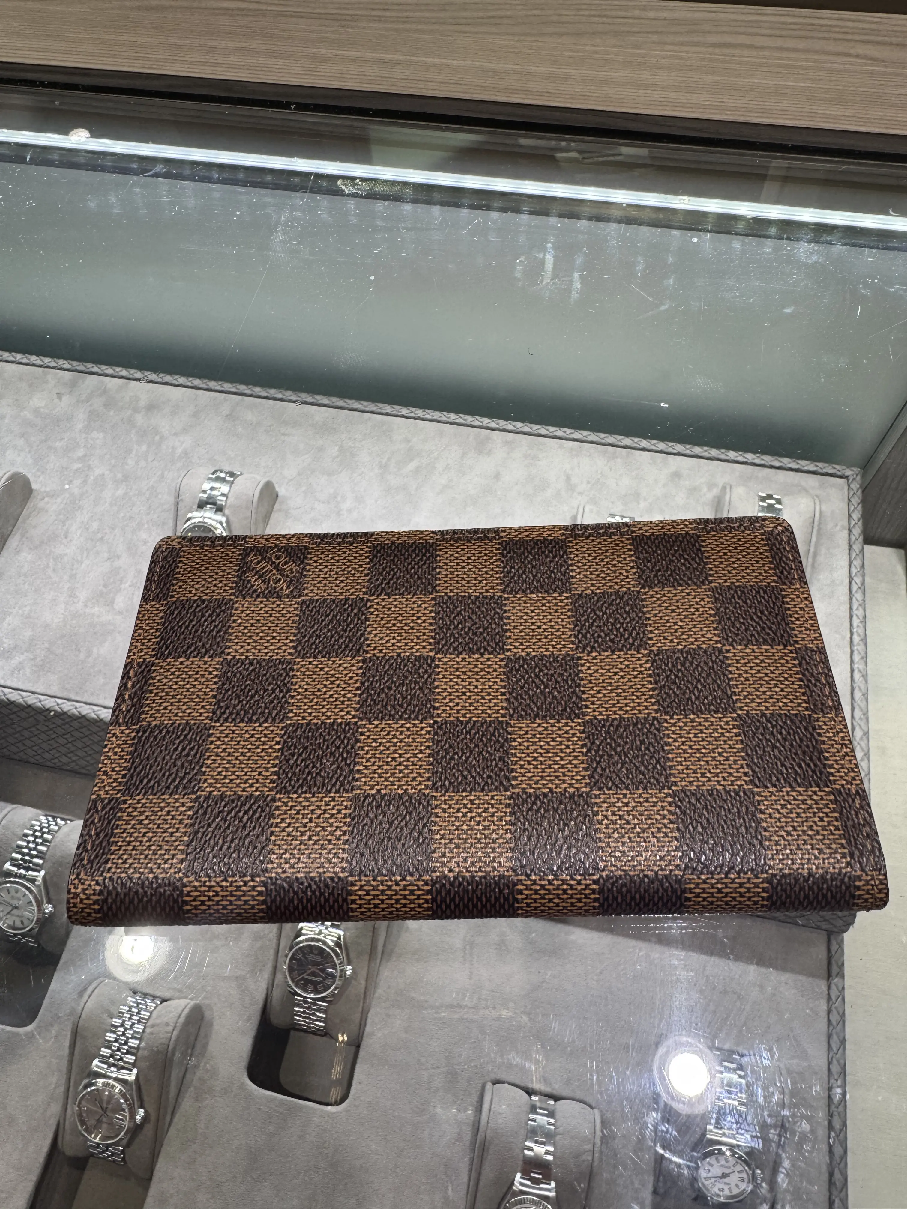 Pre-owned Louis Vuitton Damier canvas Bag Accessories Pocket Agenda Cover