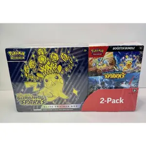 Pokémon Surging Sparks Costco Bundle – Elite Trainer Box + 2-Pack Booster Bundle – Sealed