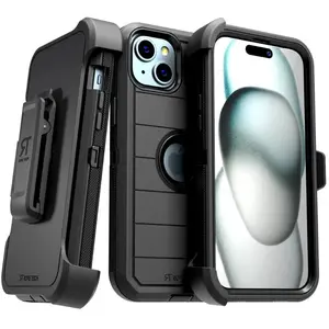 Rome Tech For Apple iPhone 15 Plus (2023) Defender Series Case