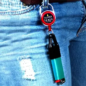 Lighter Leash Premium Nylon Lighter Holder Keychain (3 Pack) - Compact Clip Fashion Accessory, Discounted, Fast Shipping for Attaching Lighters to Pants