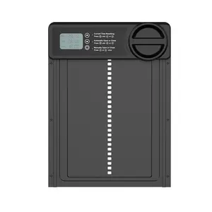 Automatic Chicken Coop Door, Battery Powered Aluminum Automatic Chicken Door with LCD Display Timer & Anti Pinch Function, Farm Animal & Poultry Supplies