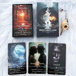 Yinyang Oracle Cards, Energy Connection Oracle Deck (68 Cards), Tarot Cards, Beginner Spiritual Guidance Tool, Balance Dual Energy, Emotional Healing, Self-Discovery, Yin And Yang